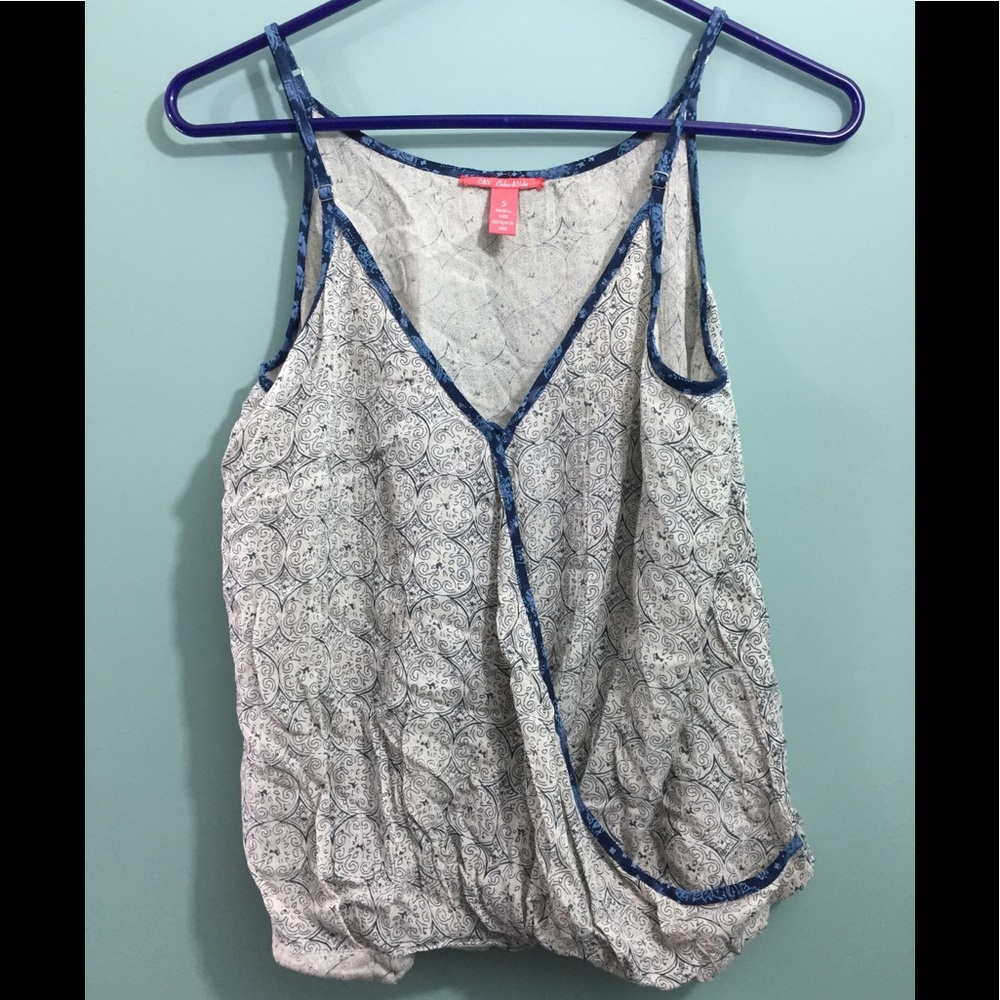 Chelsea and Violet Paisley Tank S